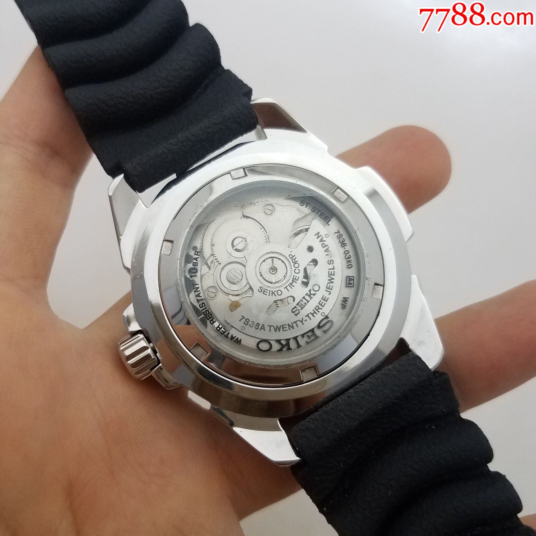 手表/腕表 ></p></a>> 【全新】日本-精工-5号sports系列-自动机械男表【7s36