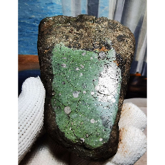 5892绿色球粒或角砾陨石812克_陨石_玉泉陌【7788瓷器