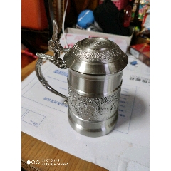 大重九锡器茶叶罐烟盒子