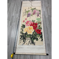 strong>王铎画《花开富贵》牡丹图/strong>_花鸟国画原作_花卉画