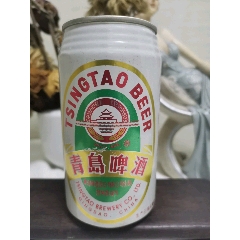  strong>九十年代青岛啤酒易拉罐一听(特殊罐型) /strong>_酒标_酒听
