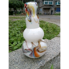  strong>非常漂亮的琉璃花瓶带原盖的可能不多见了 /strong>_琉璃瓶