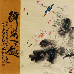 【全网独家授权代理】实力派画家天语作品:醉乐天趣(au27637484)_7788