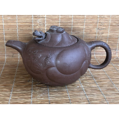 名家龙纹紫砂壶