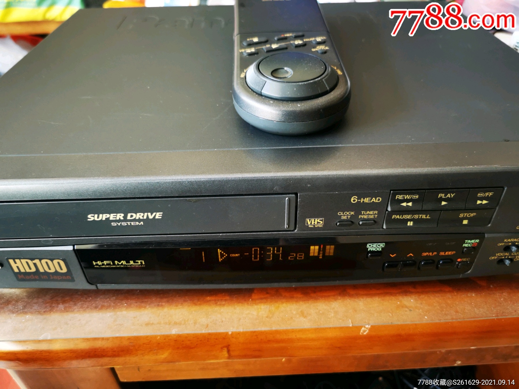 松下hd100录像机带遥控器功能正常