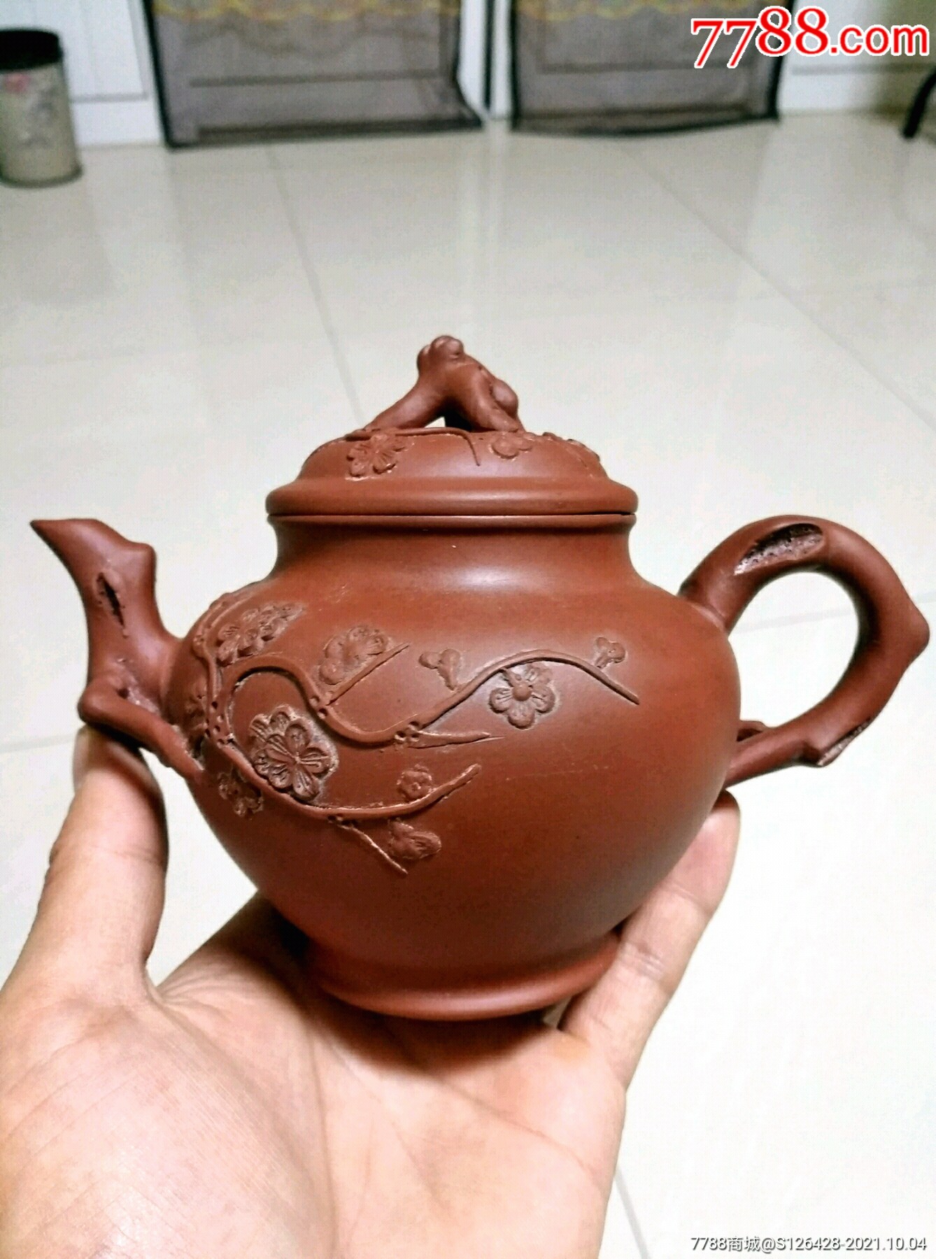 名家梅桩紫砂壶