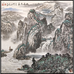 中国书法家协会会员,首都师范大学客座教授【陈忠洲】山水_山水国画原