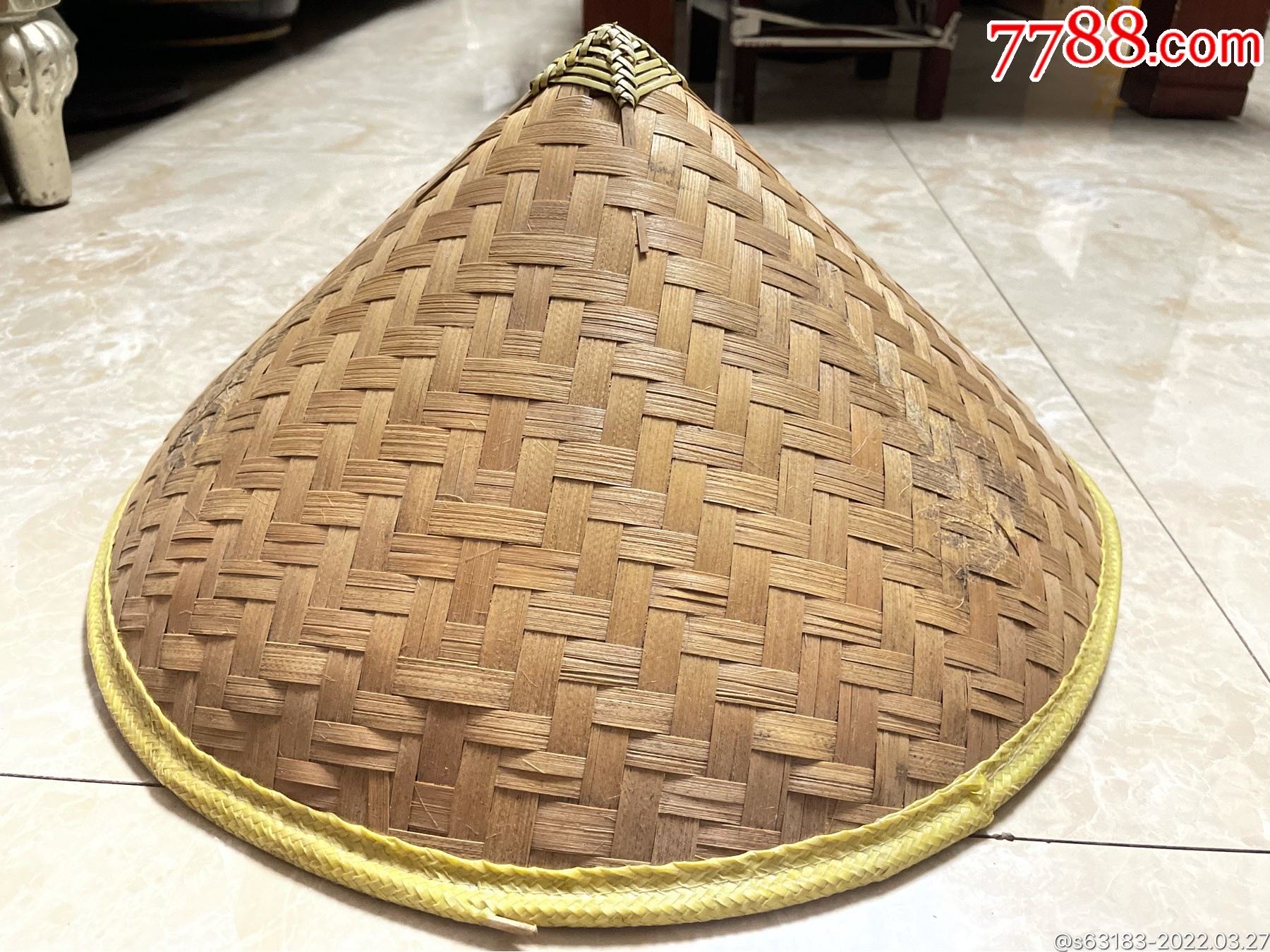 竹编蔸笠帽