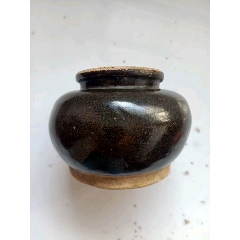 全品黑釉罐