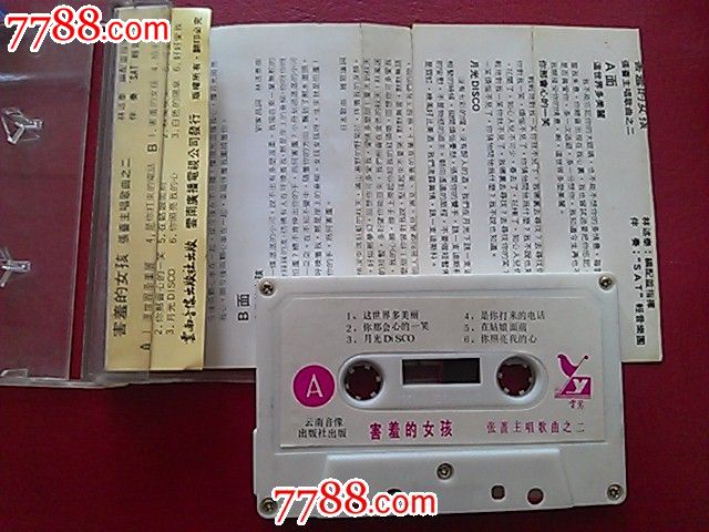 <em>害羞的女孩--张蔷</em>主唱之二_磁带/卡带_老楷书屋