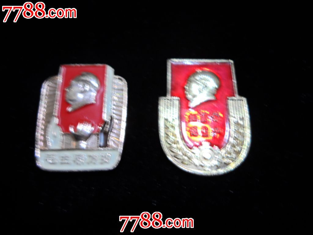 小像章2枚合拍