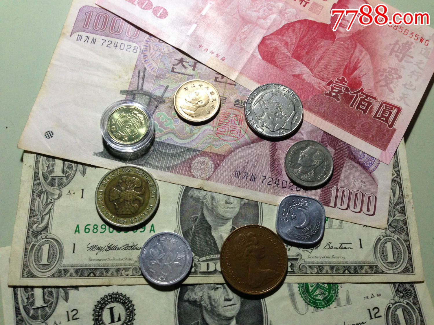 一些流通外国钱币-价格:40元-au10742938-外国