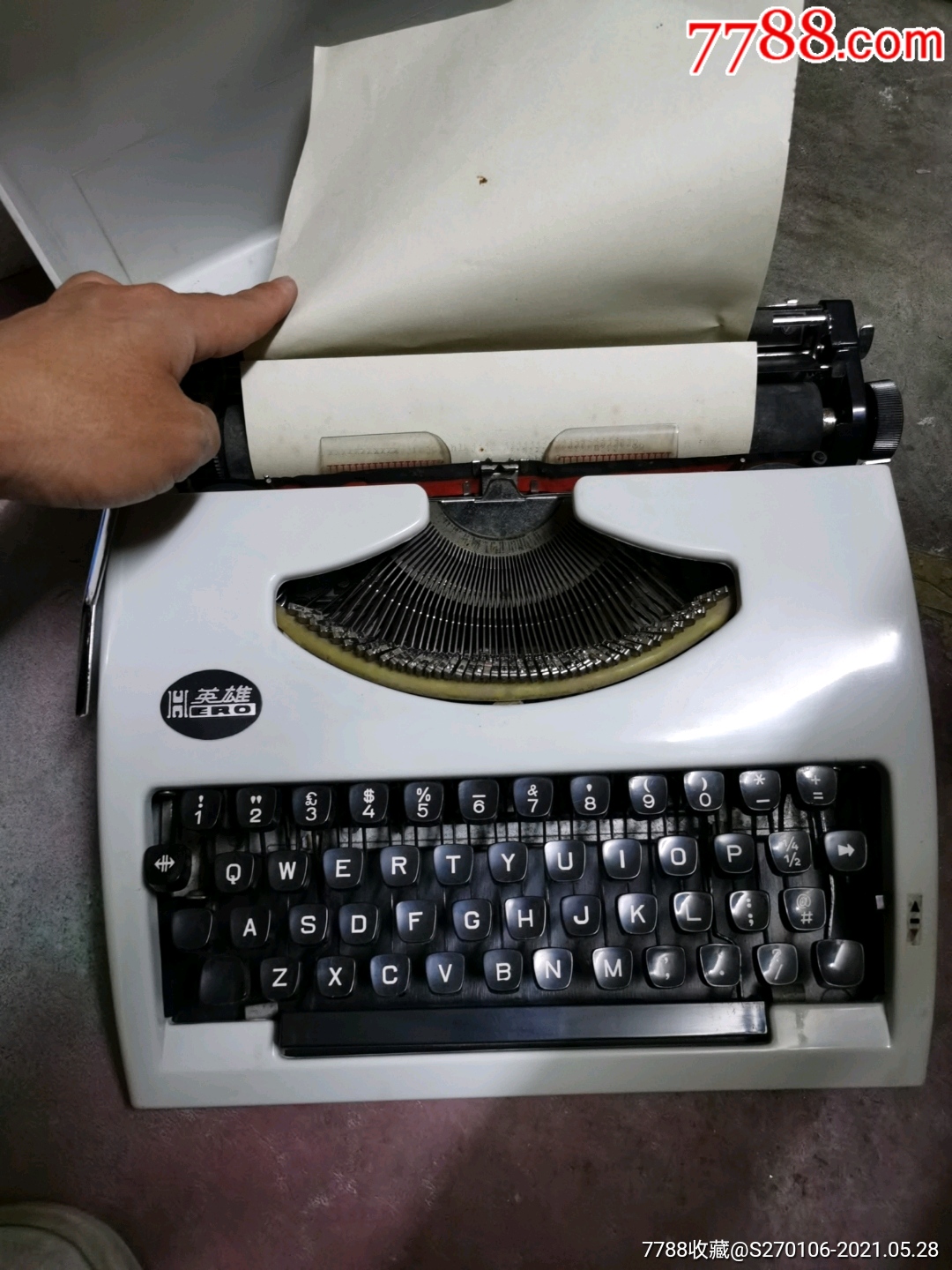英雄牌打字机