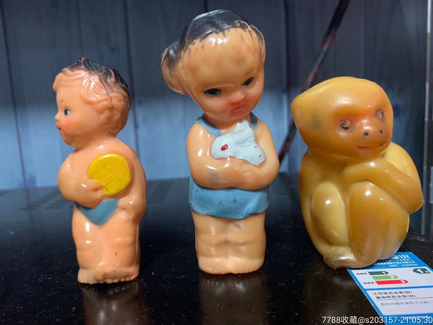 老胶皮娃娃老玩具