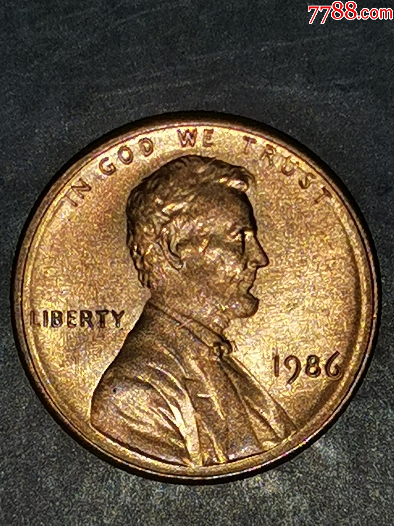 美国1986年1美分