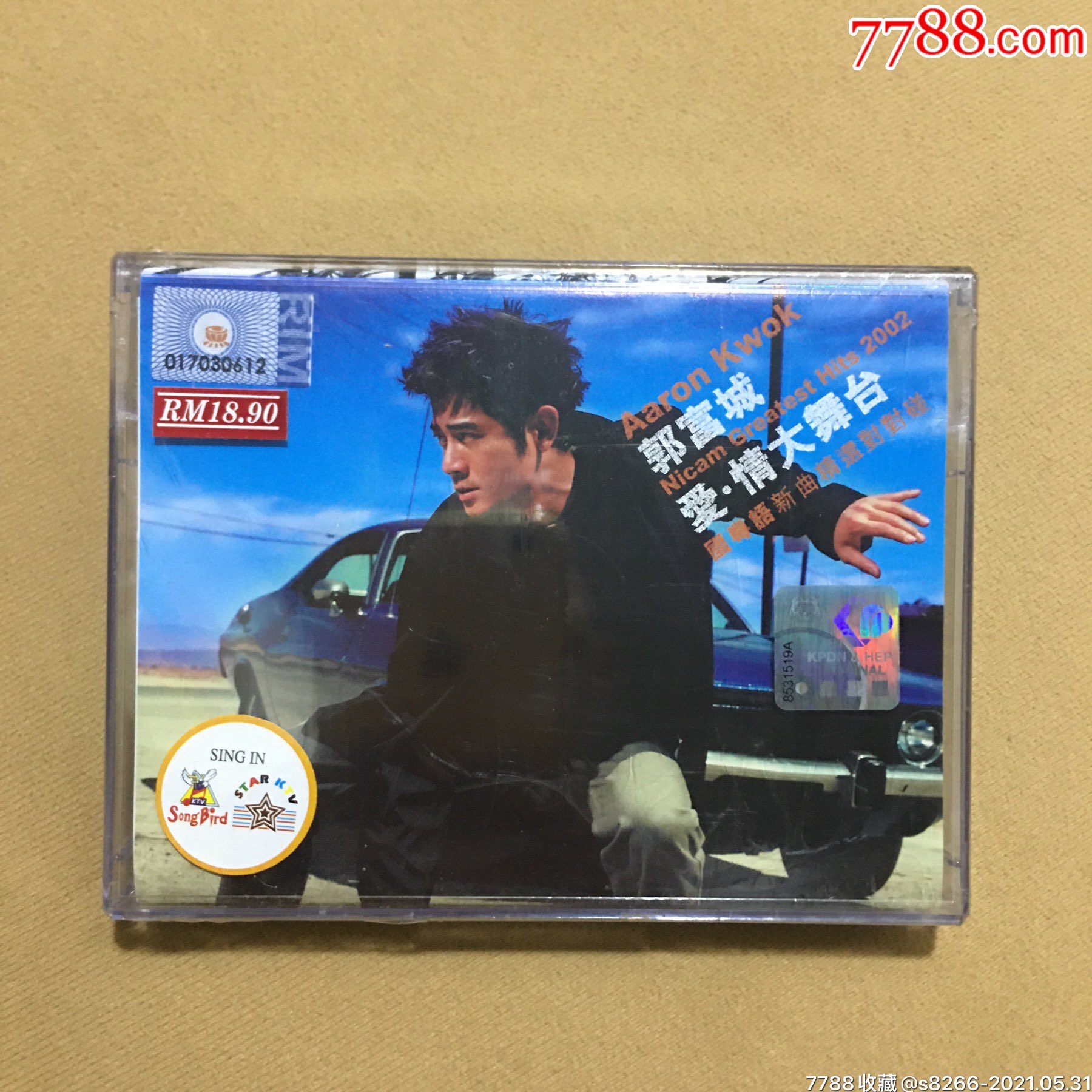 双卡带:郭富城…爱情大舞台(华纳唱片马版)全新未拆