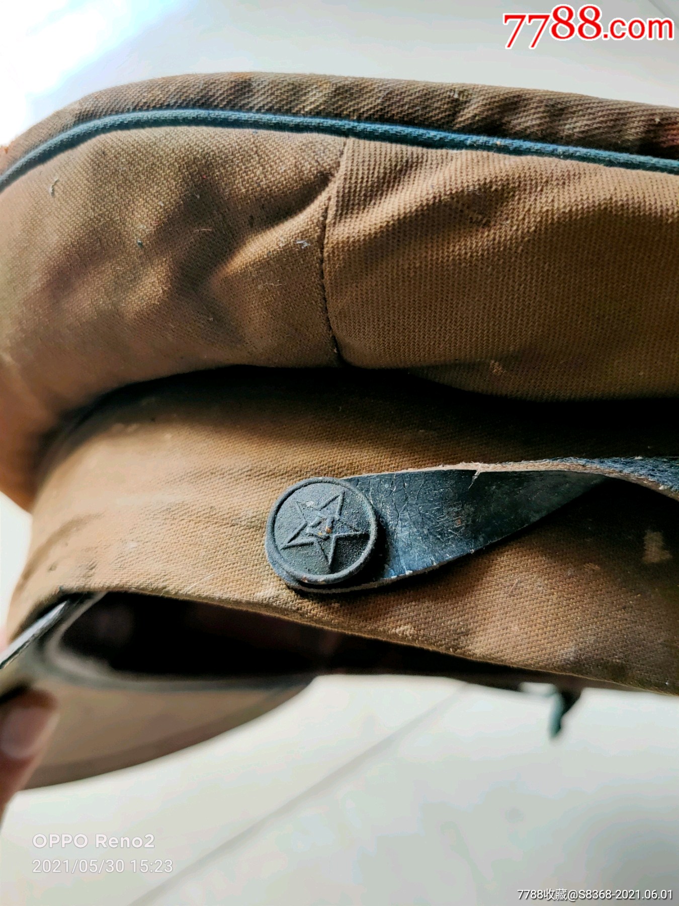 五十年代空军尉官帽子