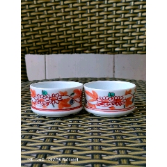 传世老手绘小瓷杯一对(zc26674090)_7788收藏__收藏热线