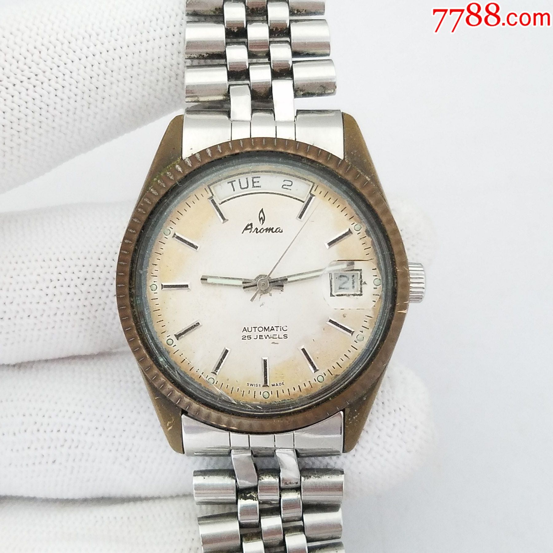 瑞士anoma自动机械男表【2834-2机芯】【独特开天窗星期】_手表/腕表