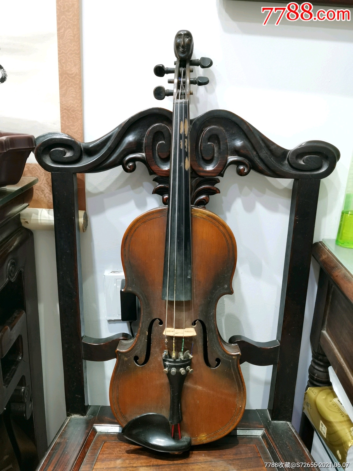 大师斯特拉迪瓦里antoniostradivari笑脸小提琴