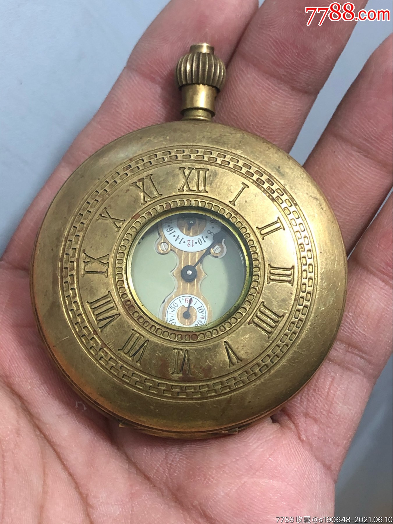 国产手动机械怀表