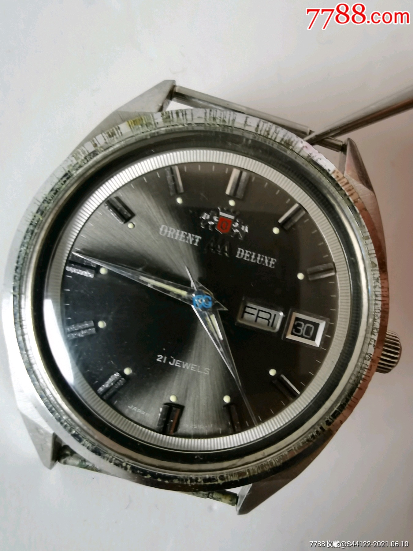 稀少双狮男式自动日历手表