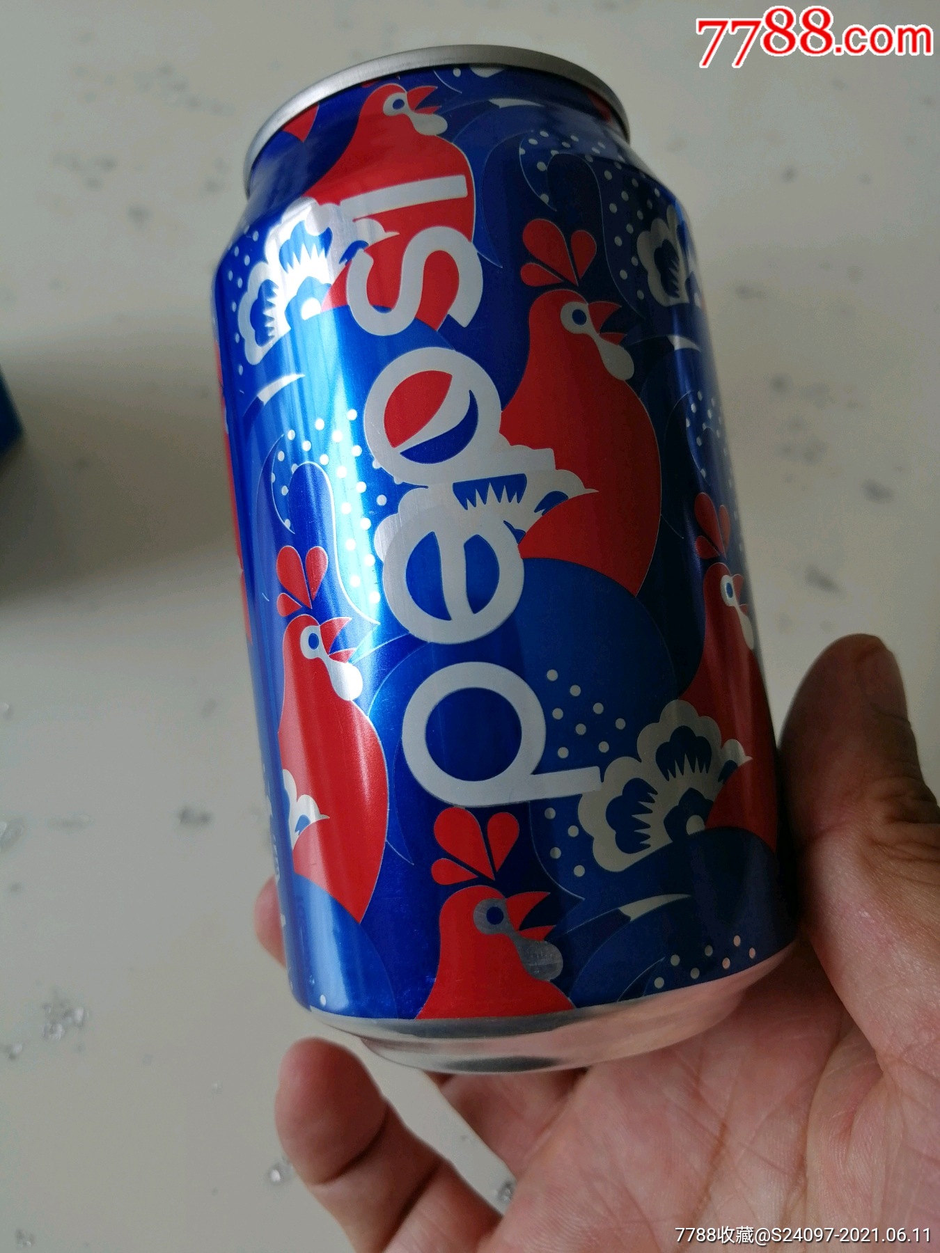 易拉罐百事可乐空罐(2016年,含外包装)