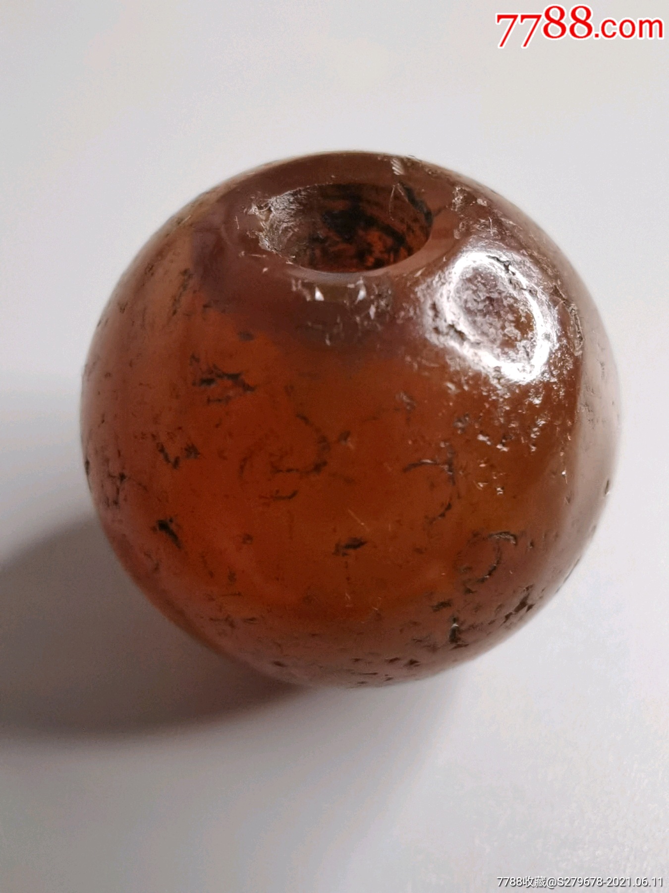 清红玛瑙珠【古韵红山】_第1张_7788书画网