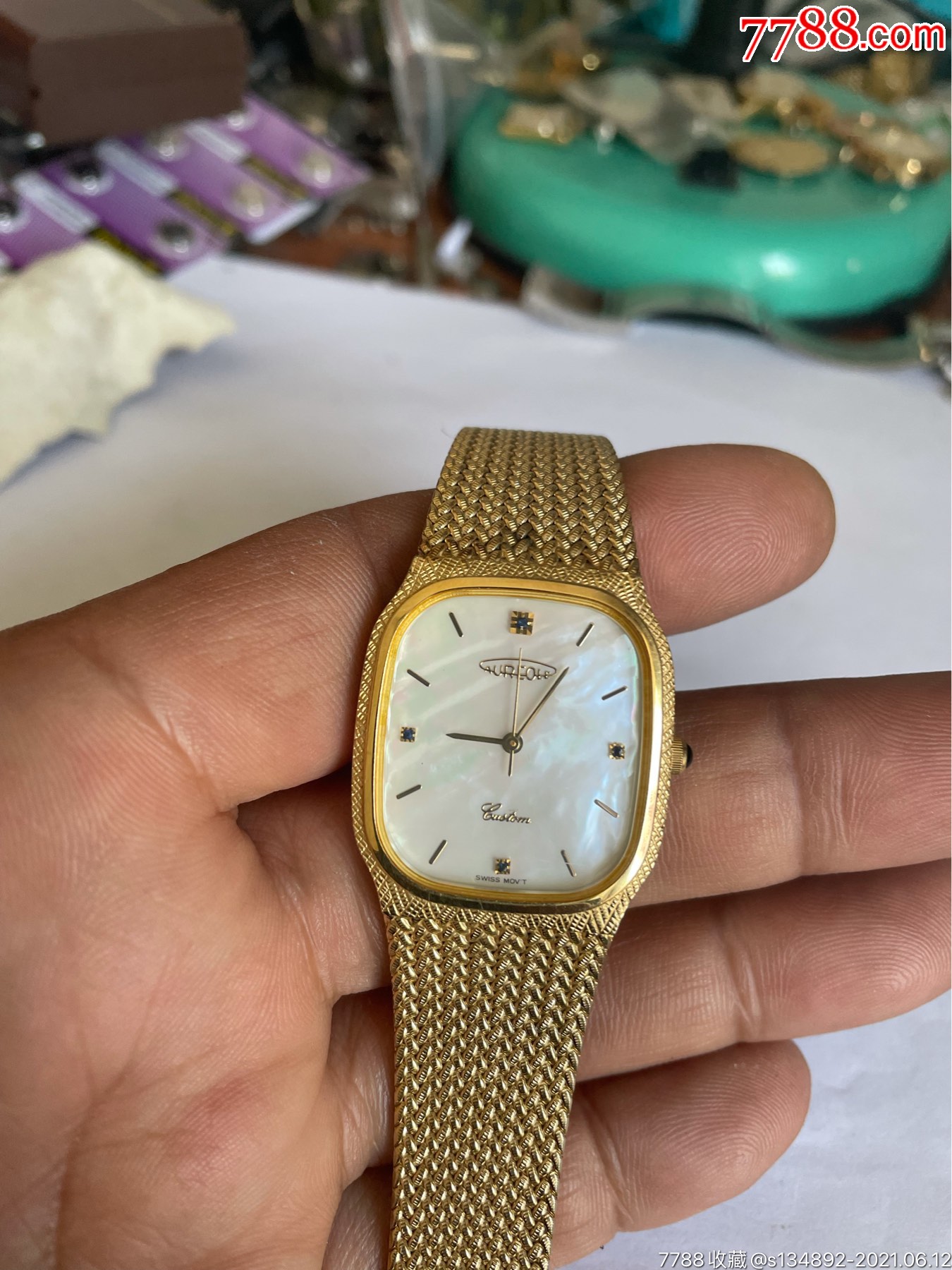 好品瑞士产aureole男石英表_手表/腕表_第1张_7788钟表收藏