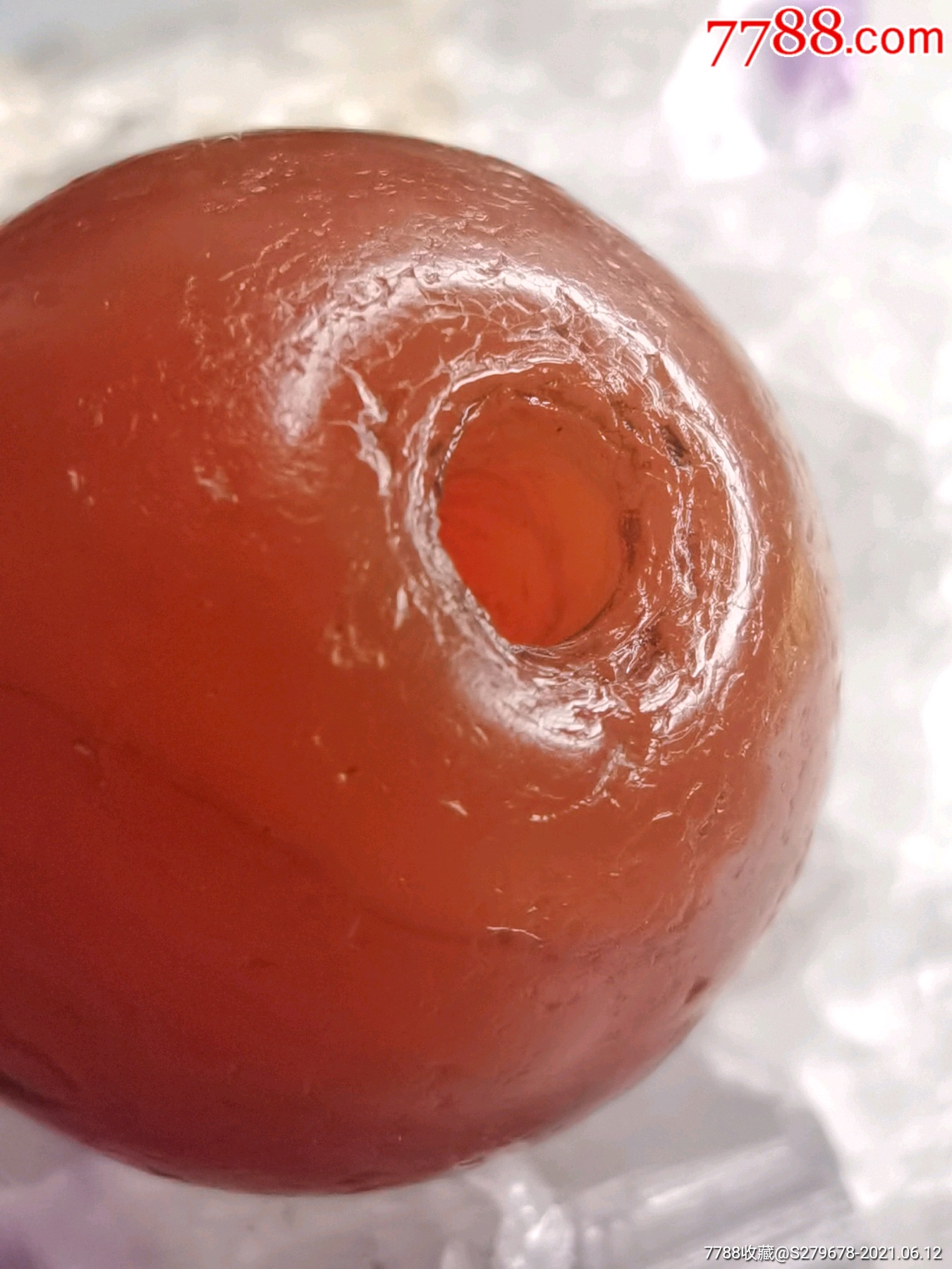 红玛瑙大珠【古韵红山】_第1张_7788书画网