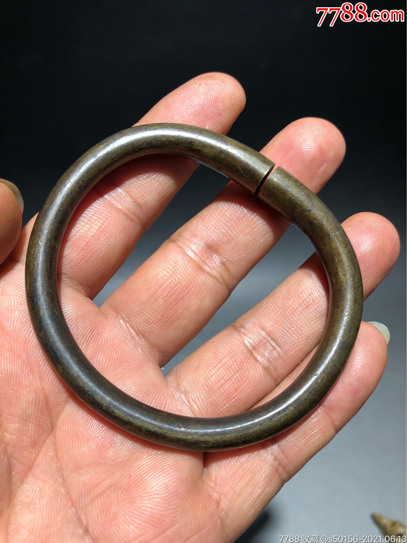 清代实心镯_铜杂件【嵩岳斋】_第1张_7788钱币网