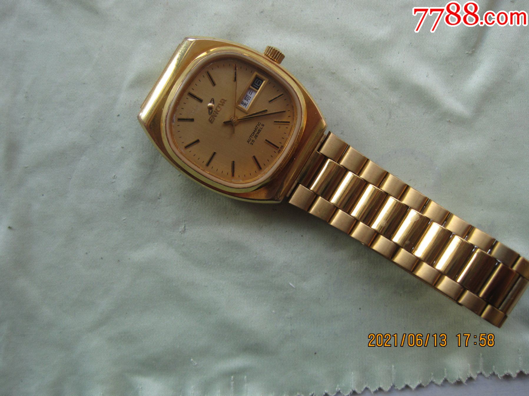 首页 拍卖 手表/腕表 >> 男表,瑞士,英格,2168,全自动,双日历,好用