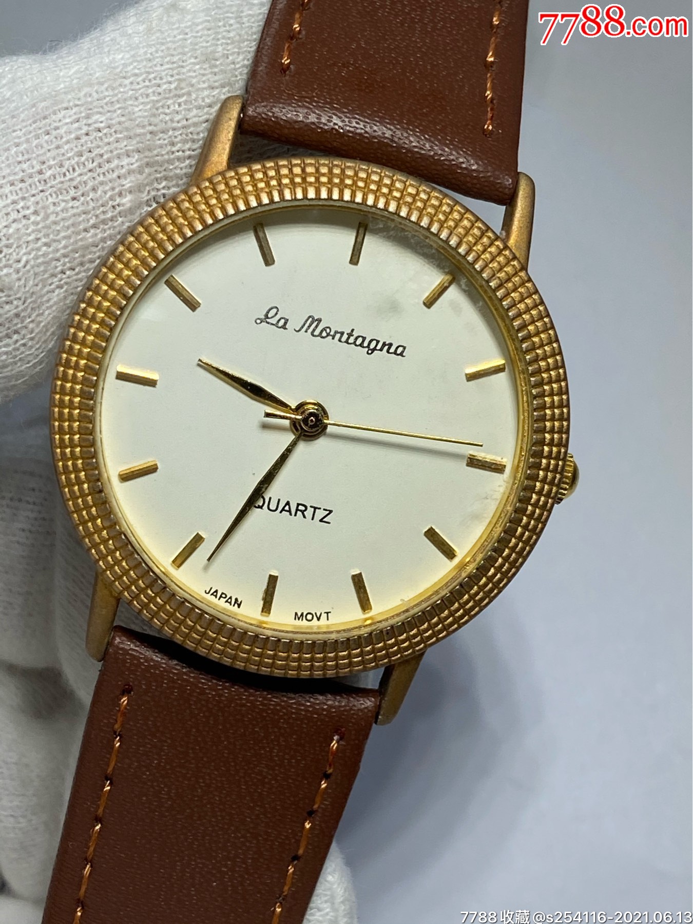 意大利设计lamontagna石英男表日本机芯表盘33mm厚7mm走时精准保真