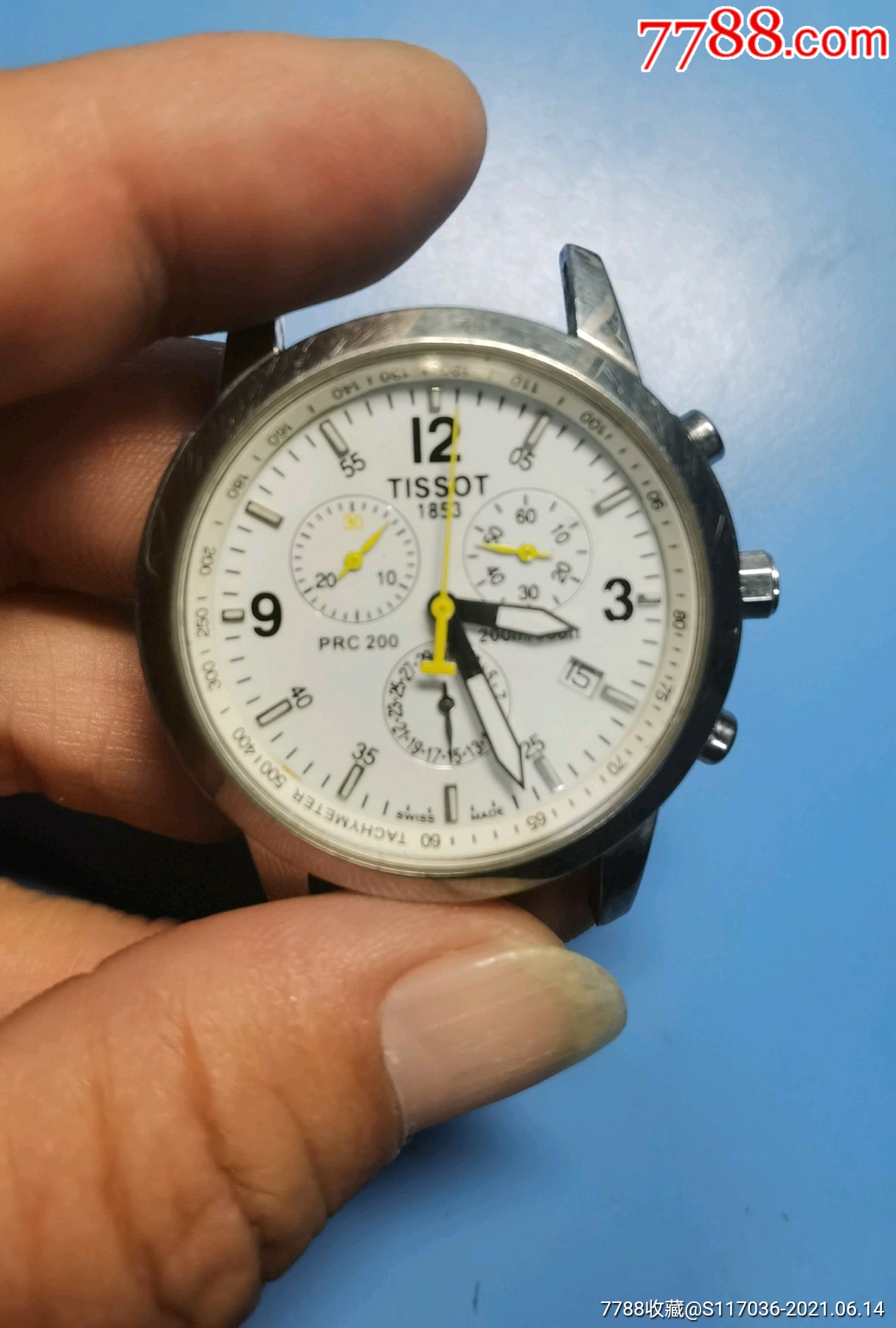 早期限量版六针天梭瑞士石英机芯运动计时器