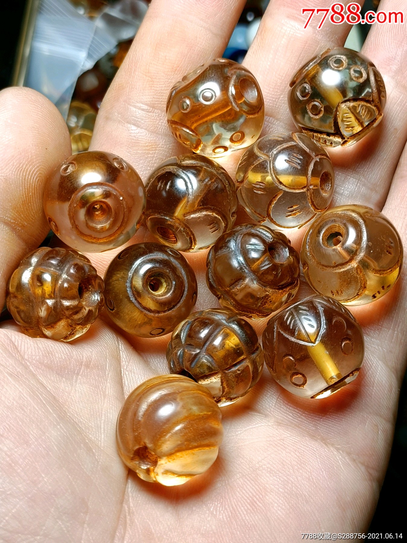 大开门老水晶珠串一条_老顽童藏宝阁【7788巴林石】