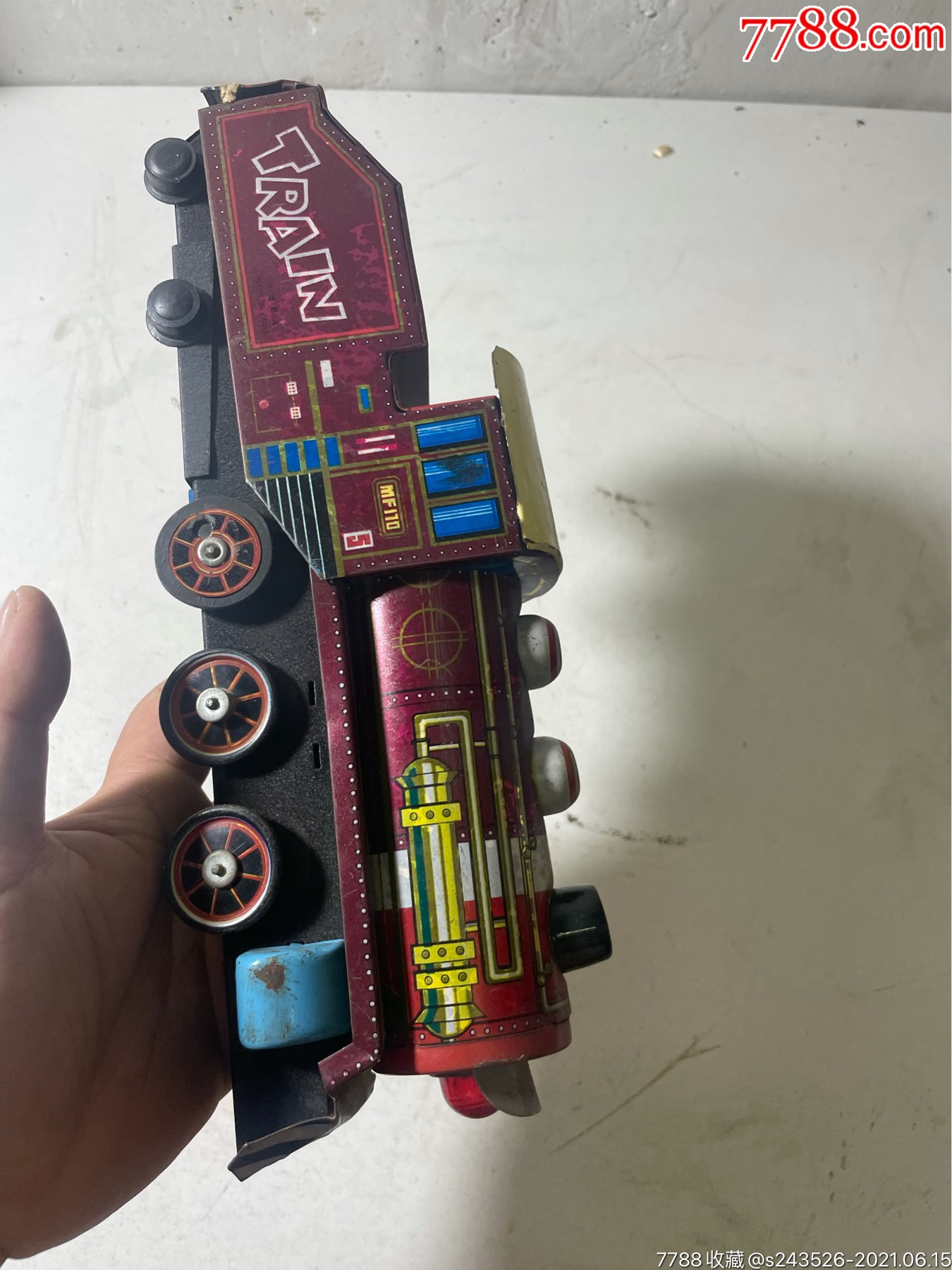 老铁皮火车玩具