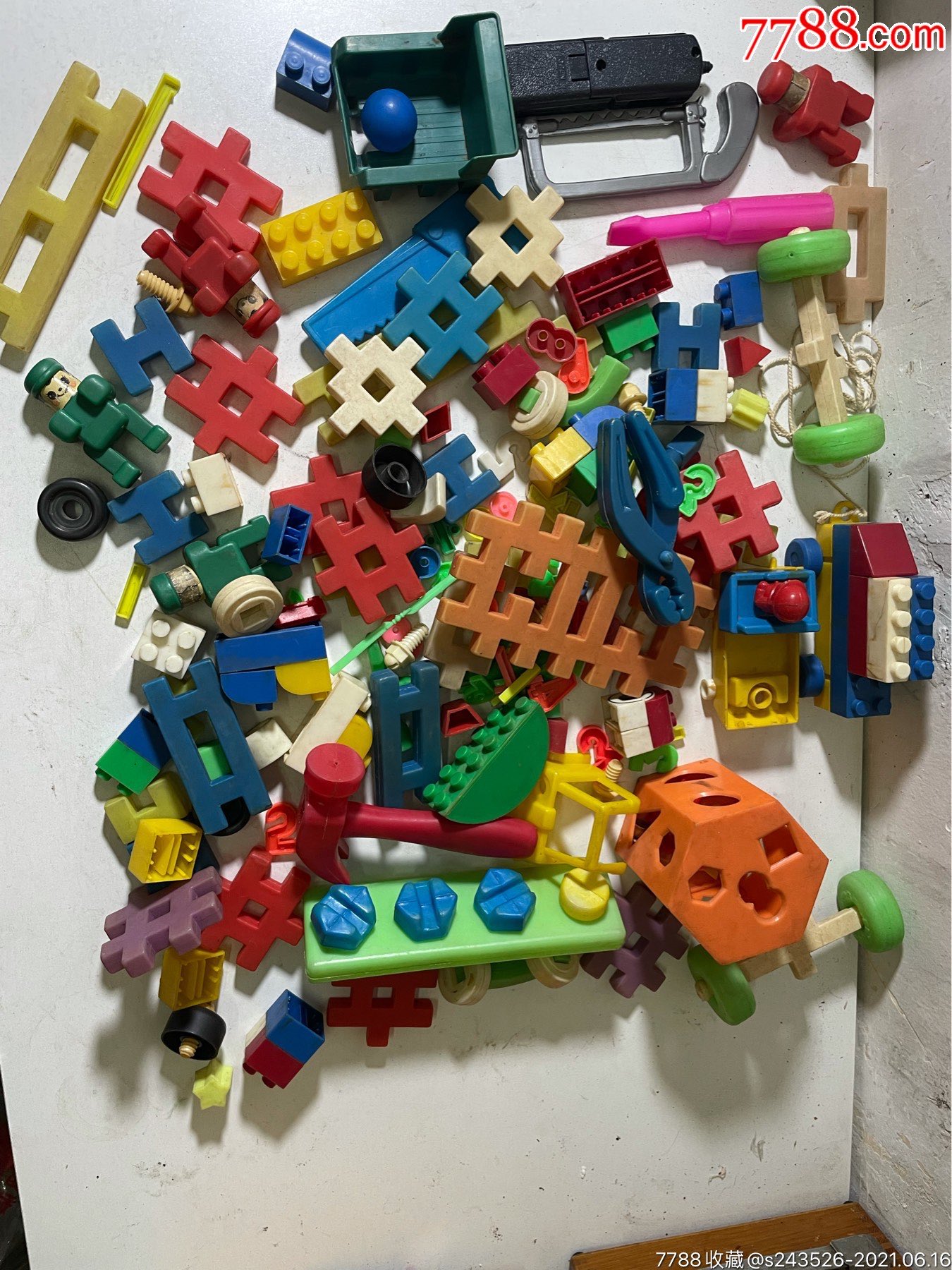 老积木玩具一组-其他传统玩具-7788收藏