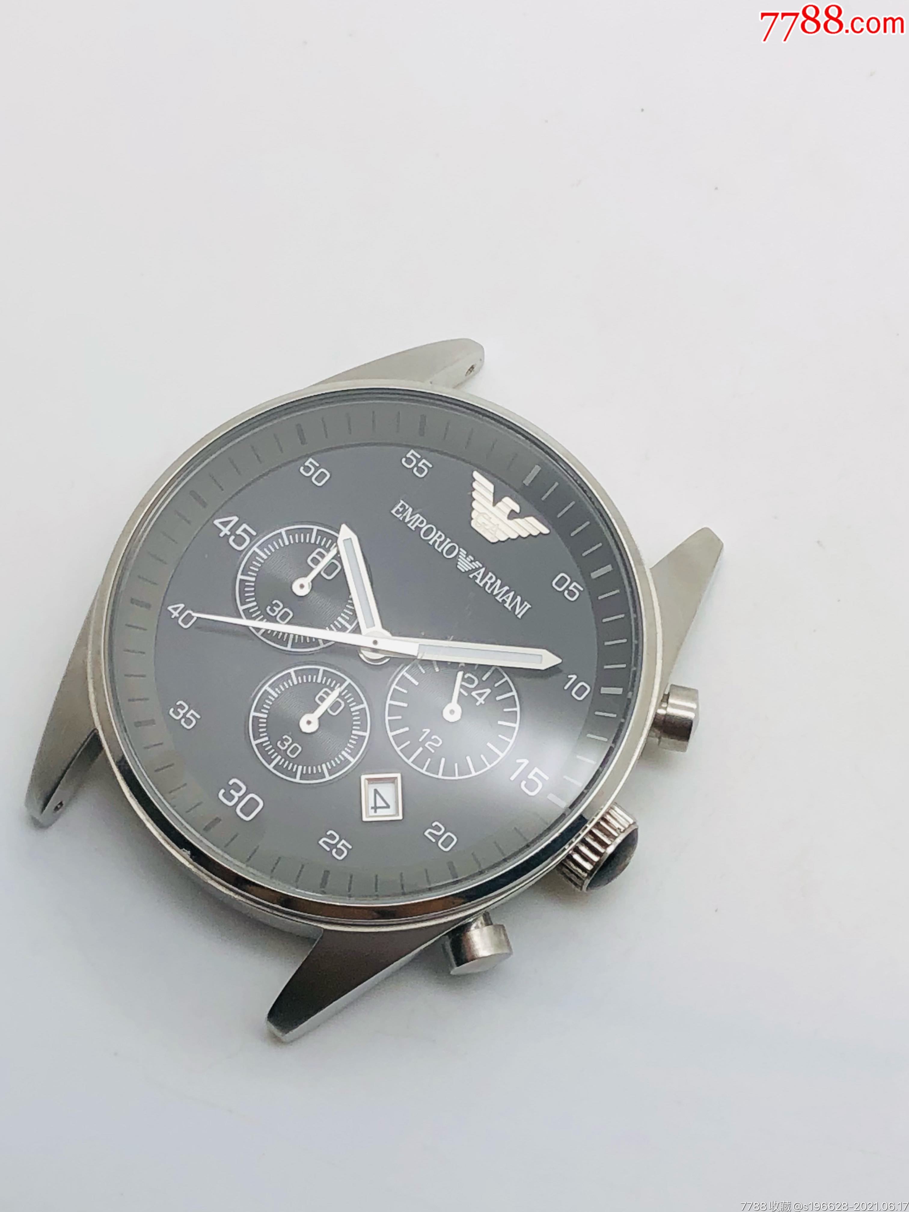 正品阿玛尼石英计时码男表_手表/腕表_第1张_7788钟表收藏