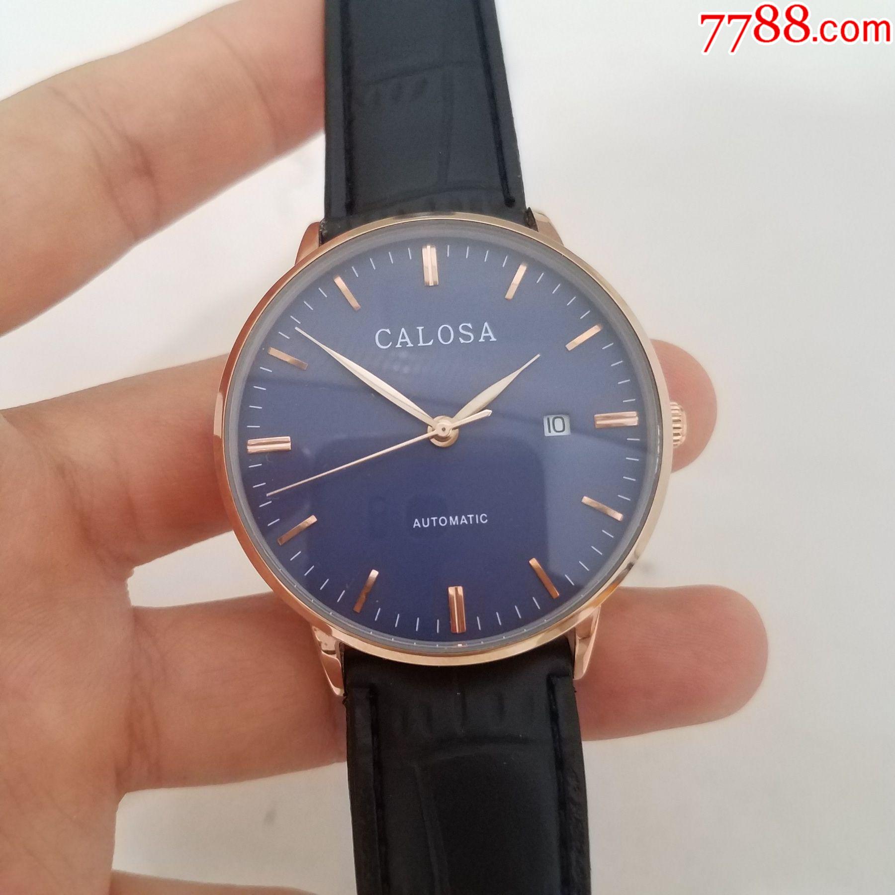 首页 拍卖 手表/腕表 >> 【全新】卡罗莎calosa自动机械男表【透底