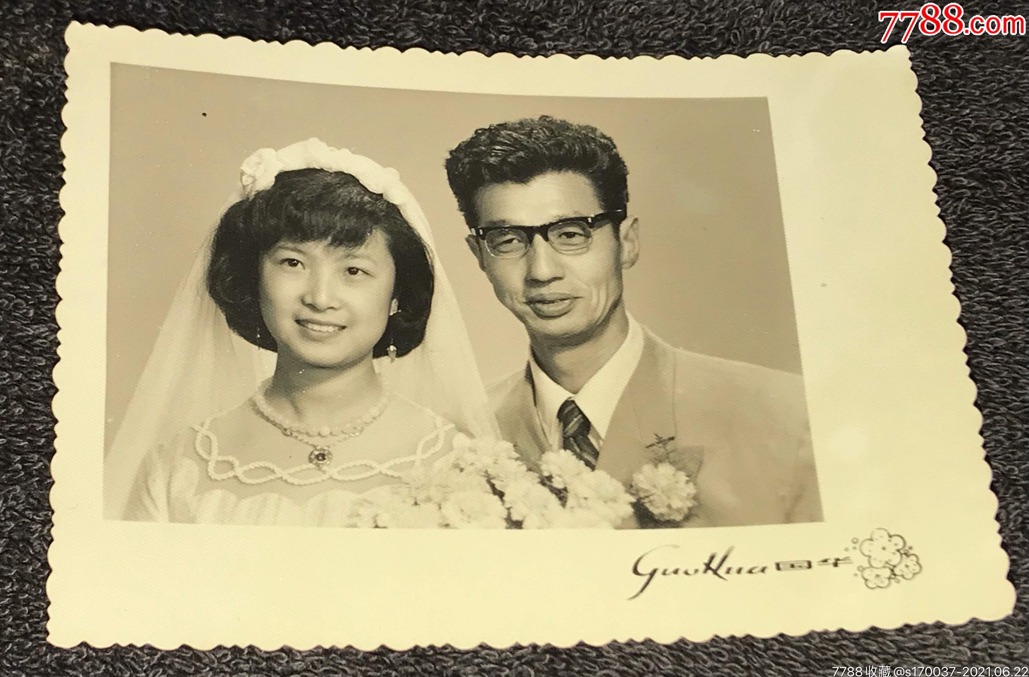 美女结婚照-老照片-7788票证网