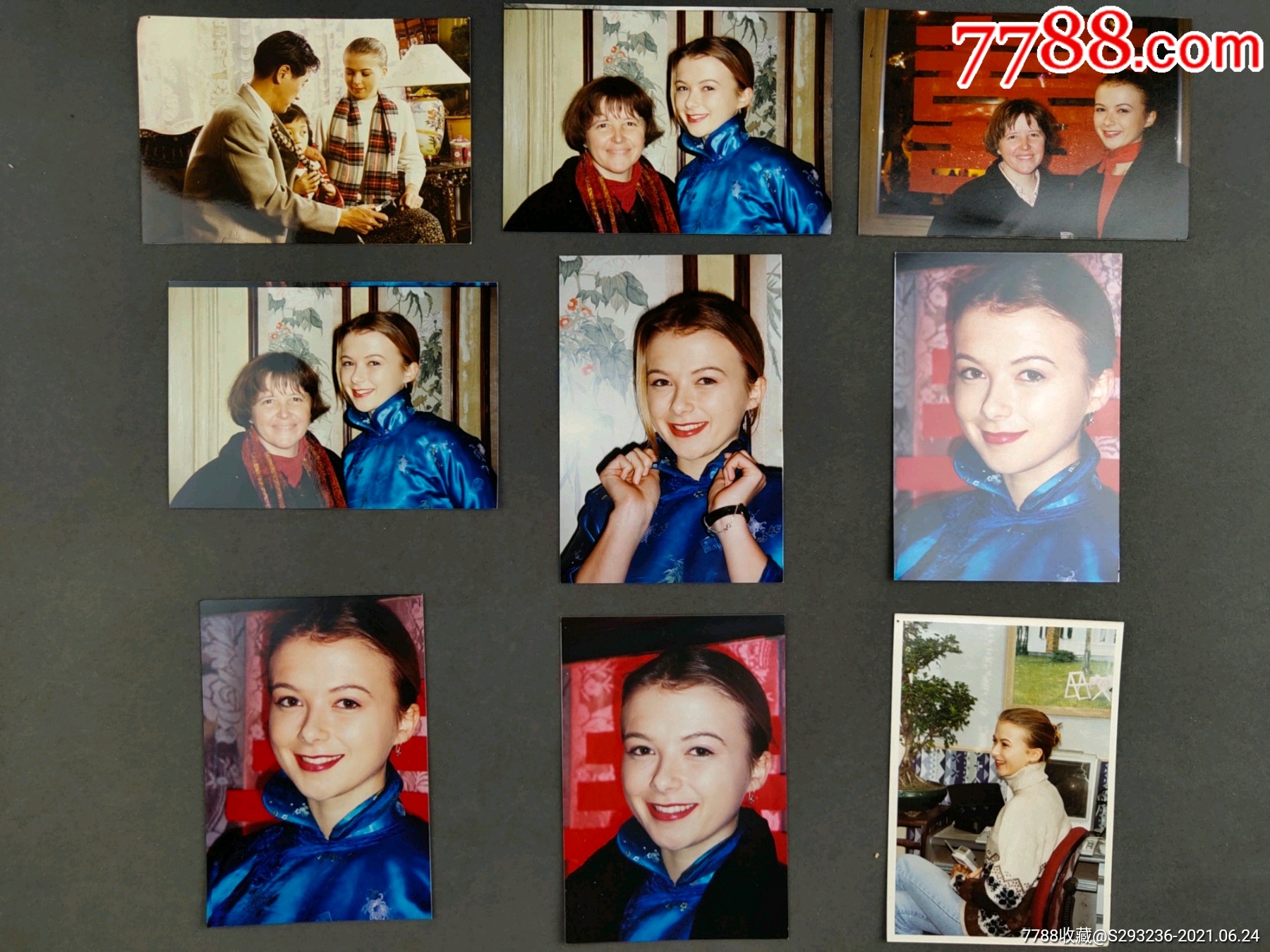 老照片9张,著名主持人爱华,代表作中*电视台《正大综艺》,ly32