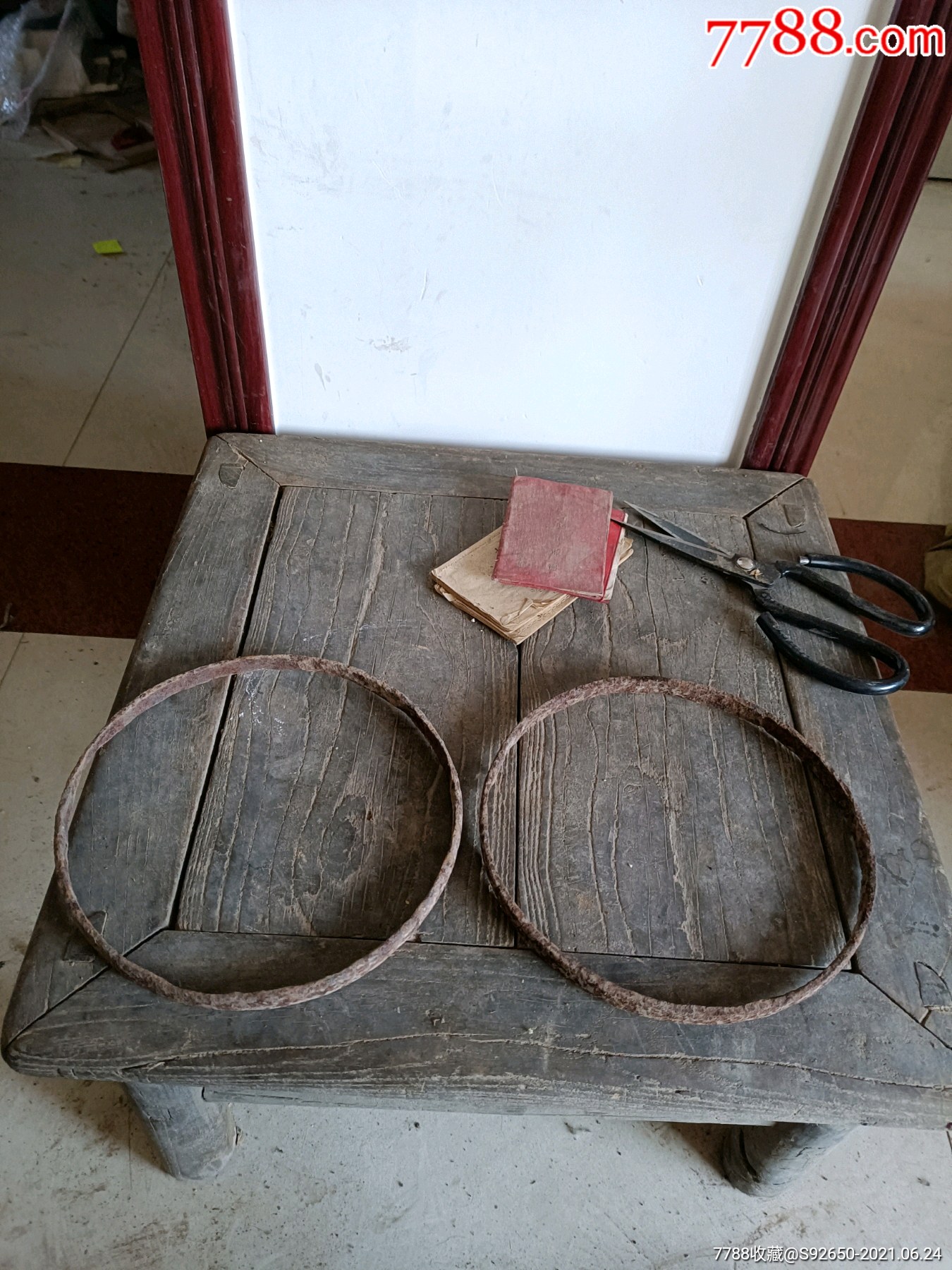 怀旧民国时期老铁环2个-价格:10元-au26854469-其他