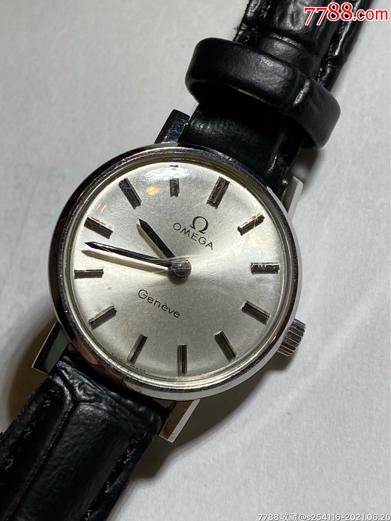 瑞士原装正品omega欧米伽机械女表走时好表盘235mm厚7mm特价1800包