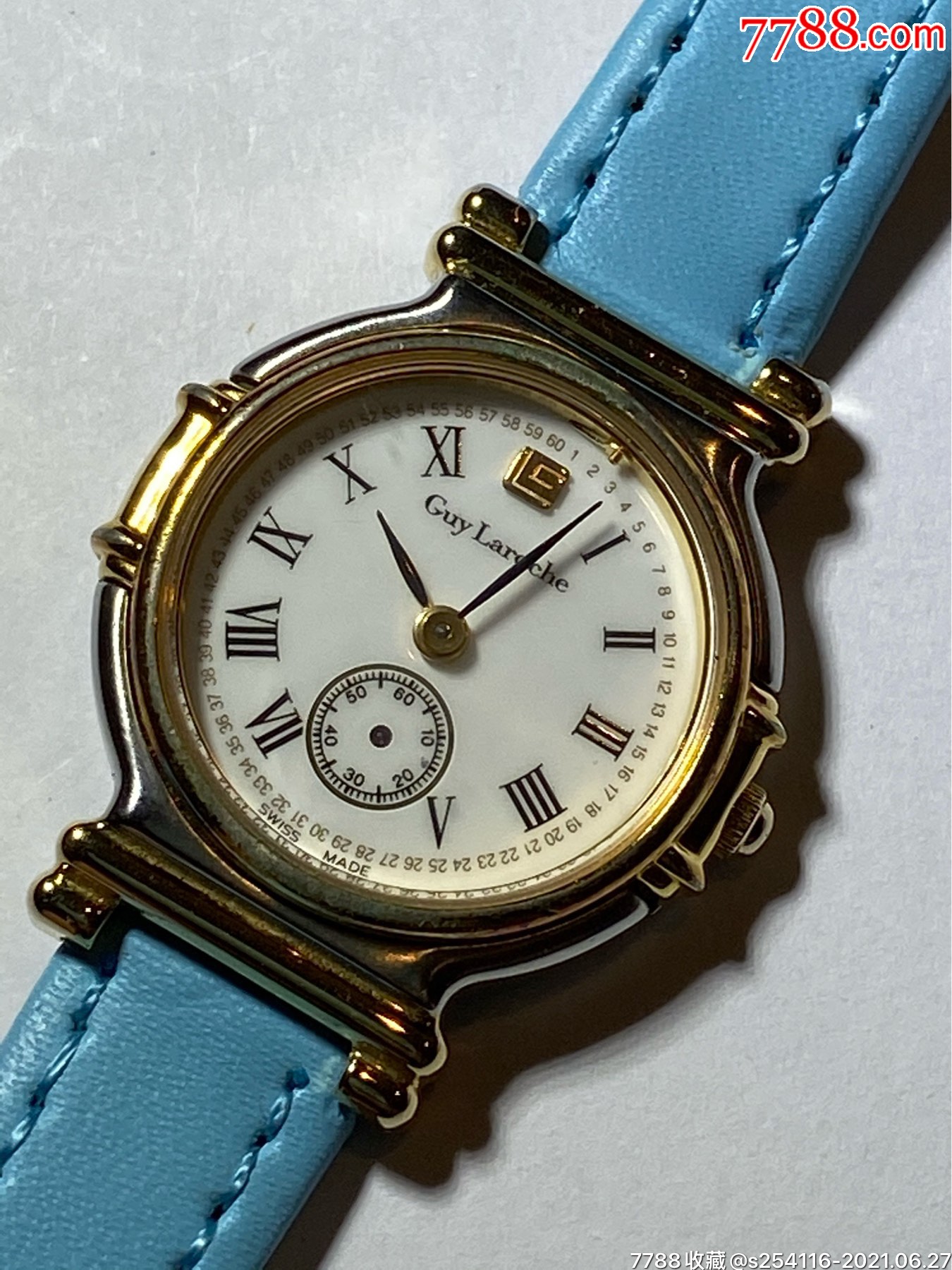 瑞士原装正品guylaroche姬龙雪石英女表直径25mm厚6mm走时精准保真正
