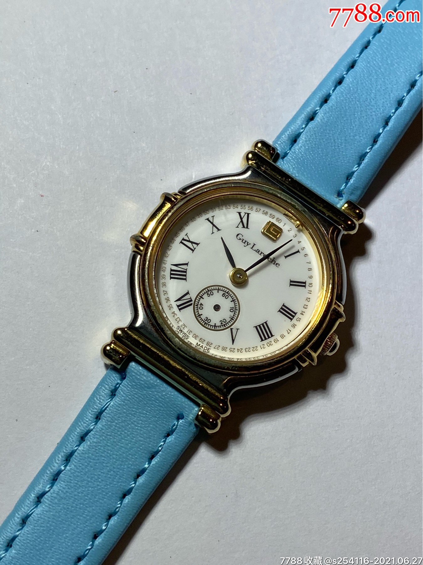瑞士原装正品guylaroche姬龙雪石英女表直径25mm厚6mm走时精准保真正