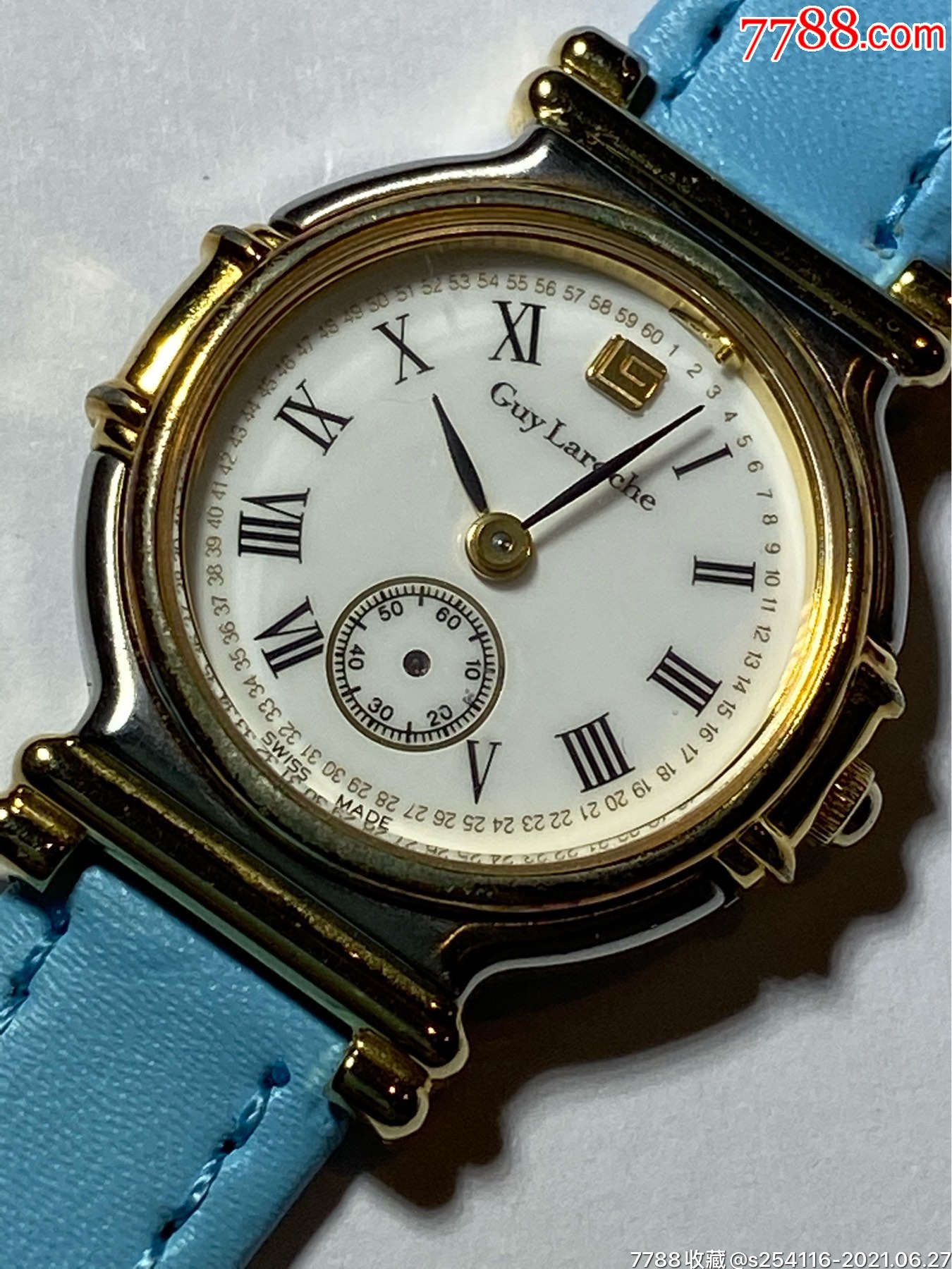 瑞士原装正品guylaroche姬龙雪石英女表直径25mm厚6mm走时精准保真正