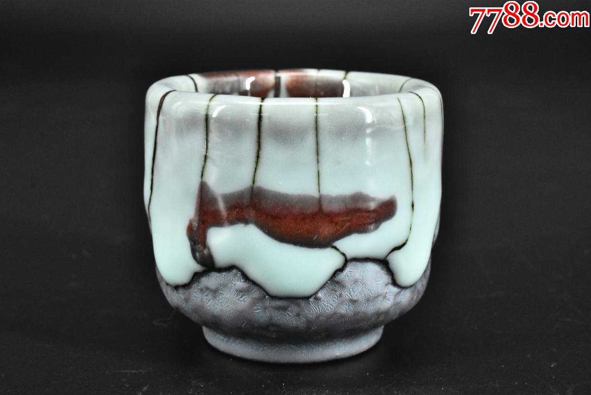 (pa0118)《玛瑙釉陶瓷独享杯》一件主人杯茶杯制作精美釉厚重样式精