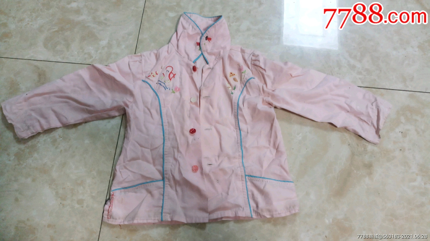 五十年代锈花儿童衬衣