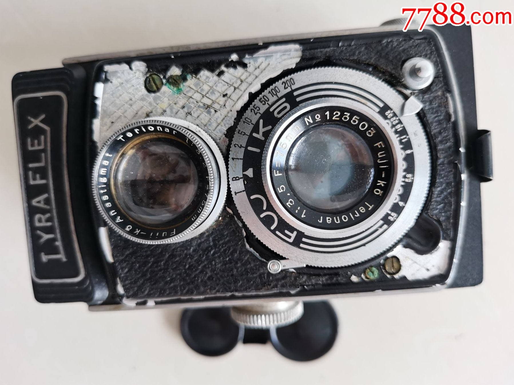 五十年代古董相机照相机lyraflex