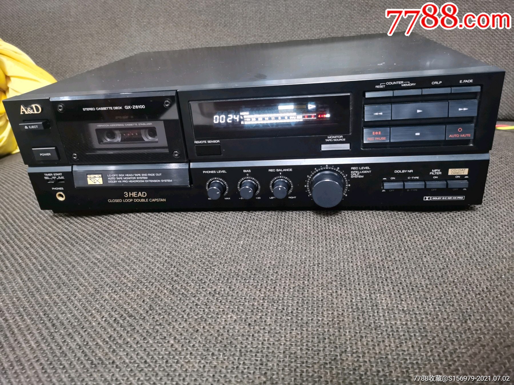 雅佳三磁头卡座gx-z6100(小故障)